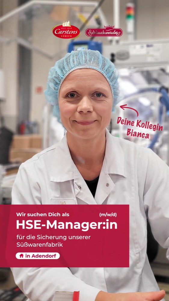 HSE-Manager:in Recruiting-Anzeige – Kollegin Bianca bei Erasmi & Carstens